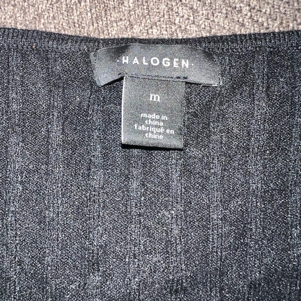 Halogen Thin Black Sweater Size M